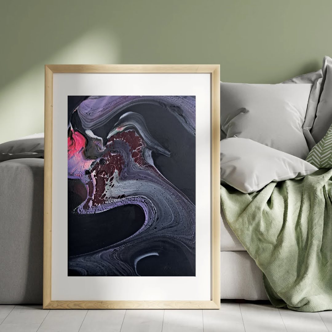 Abstract Art Print/One of A Kind Art/Abstract Galaxy beyond.