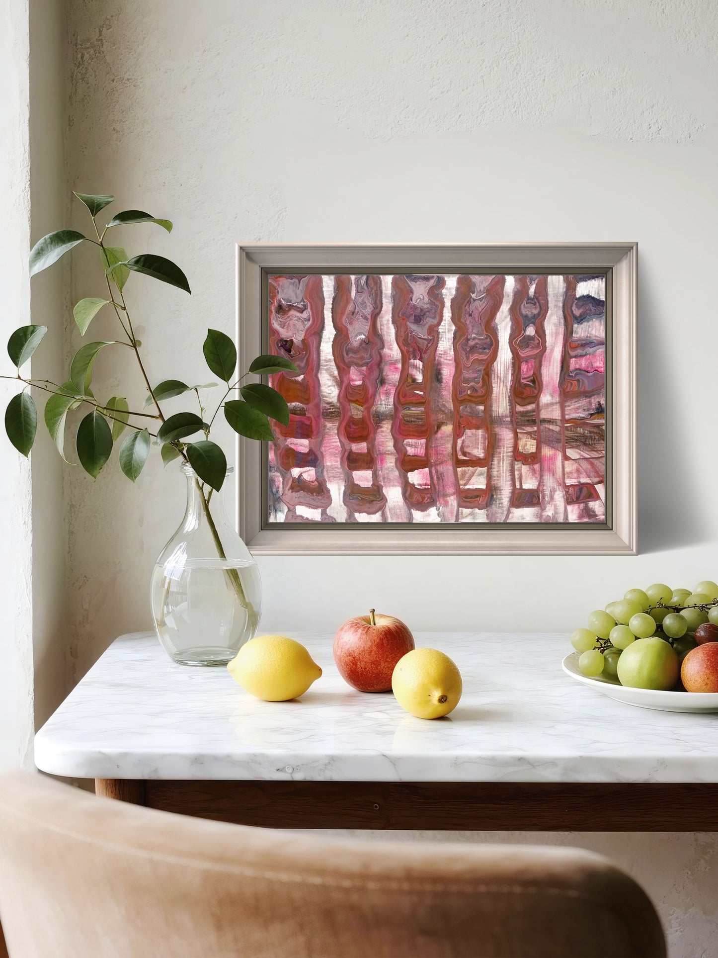 Original Abstract Canvas Art/Acrylic Painting/One of a Kind/ Abstract Artist karenjkane.