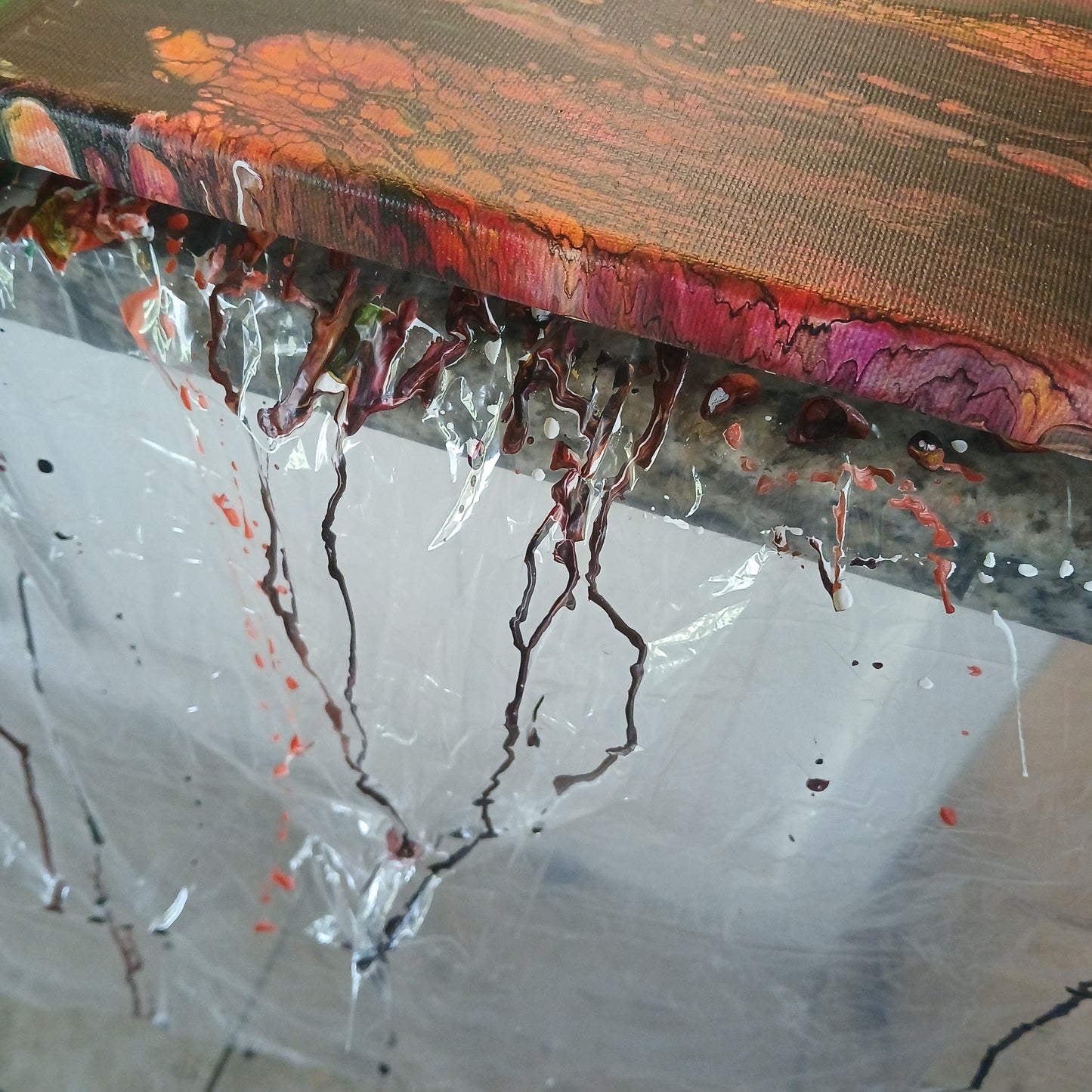 Abstract Tree of Life/ Hidden Tree/Original Painting on Canvas/ only one available, by artist karenJkane