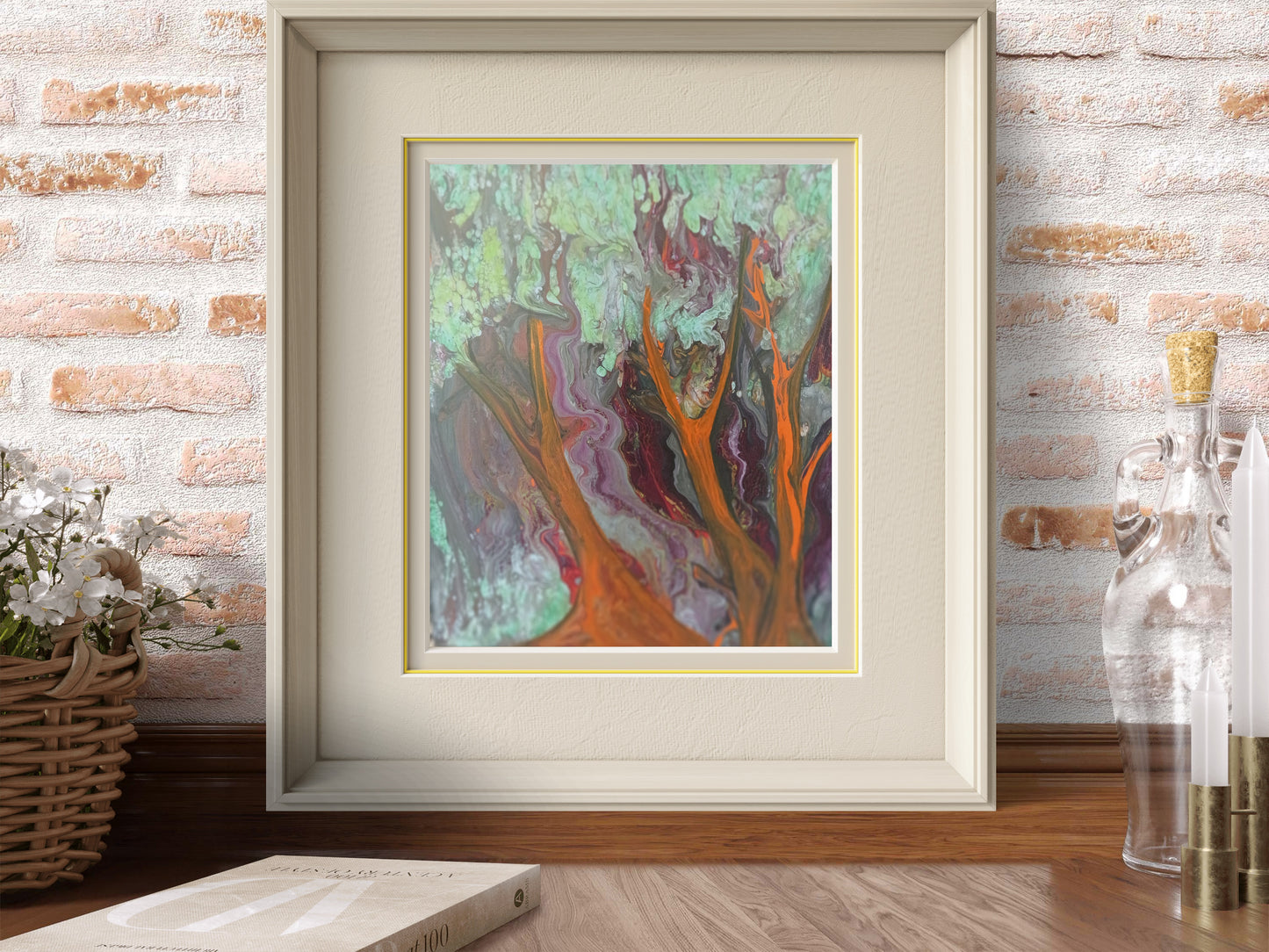 Abstract Trees of Life | Original Acrylic Painting on Canvas