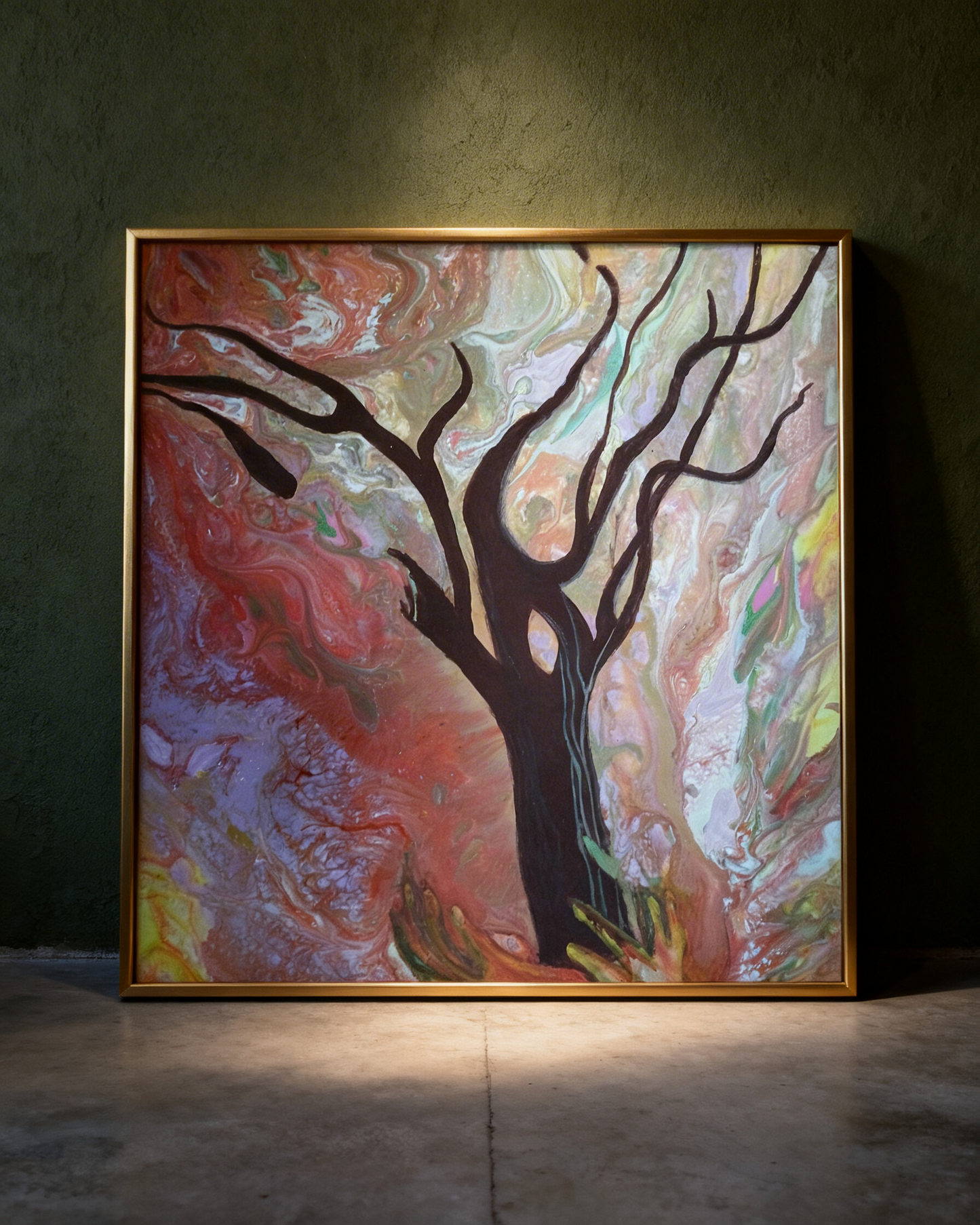 Whispers of Renewal/Tree of life Art Print by Artist karenjkane