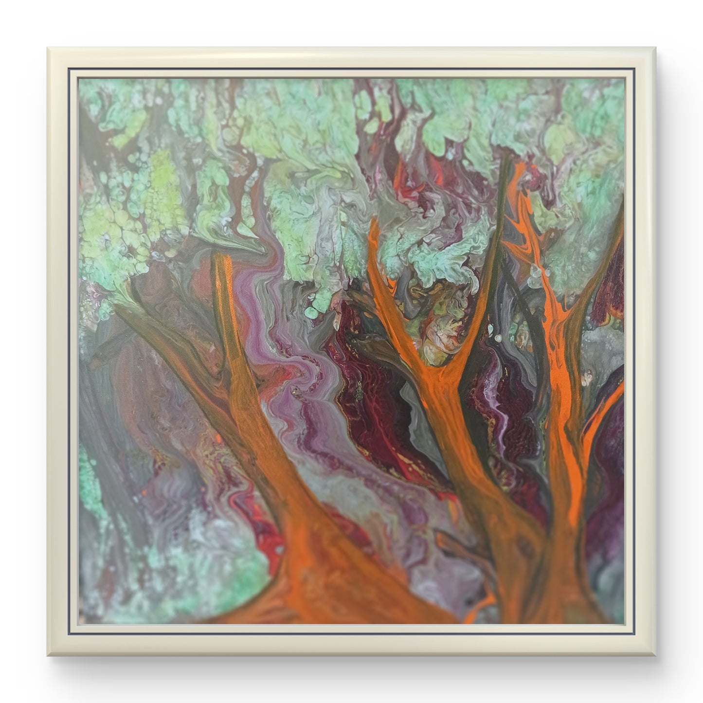Abstract Trees of Life | Original Acrylic Painting on Canvas