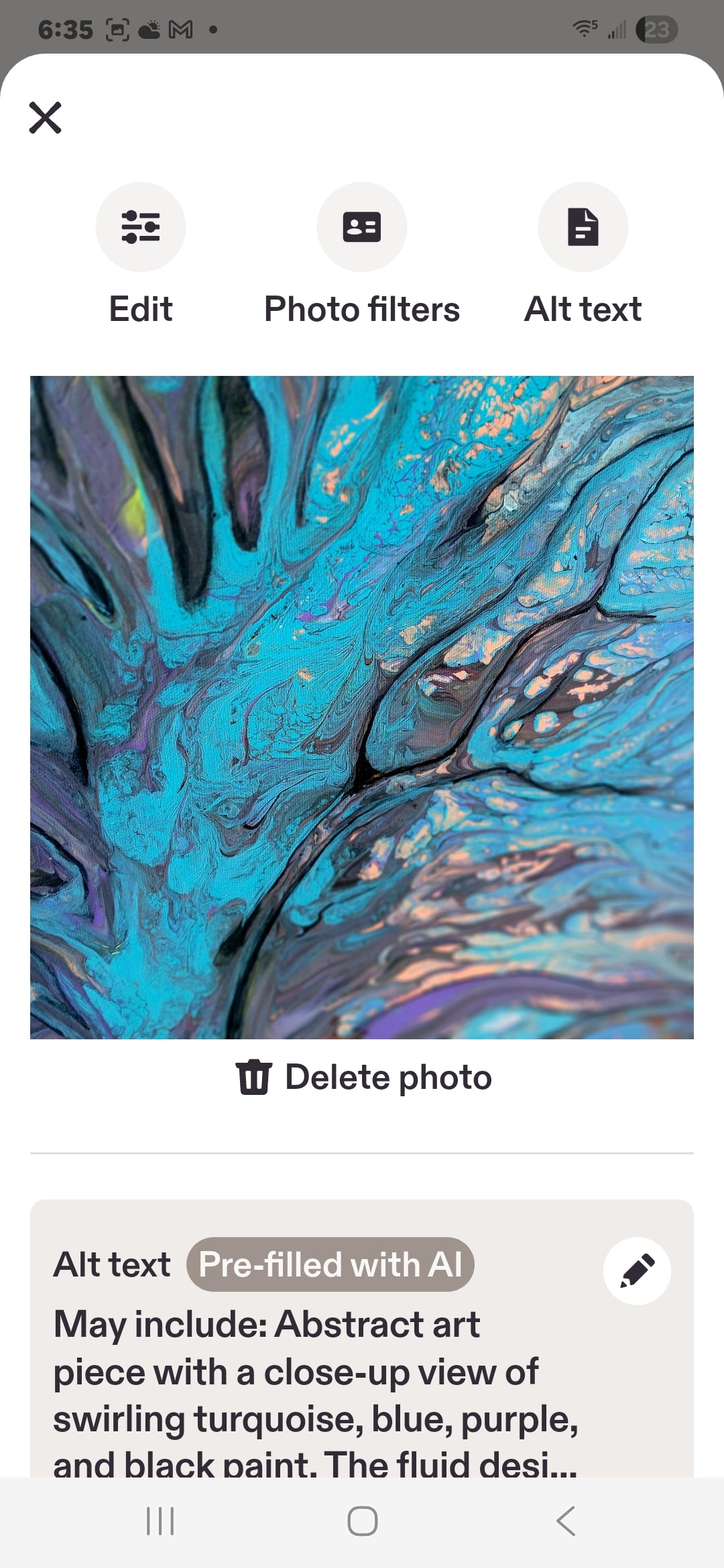 Mystical Tree of Life — Original Abstract Acrylic Painting