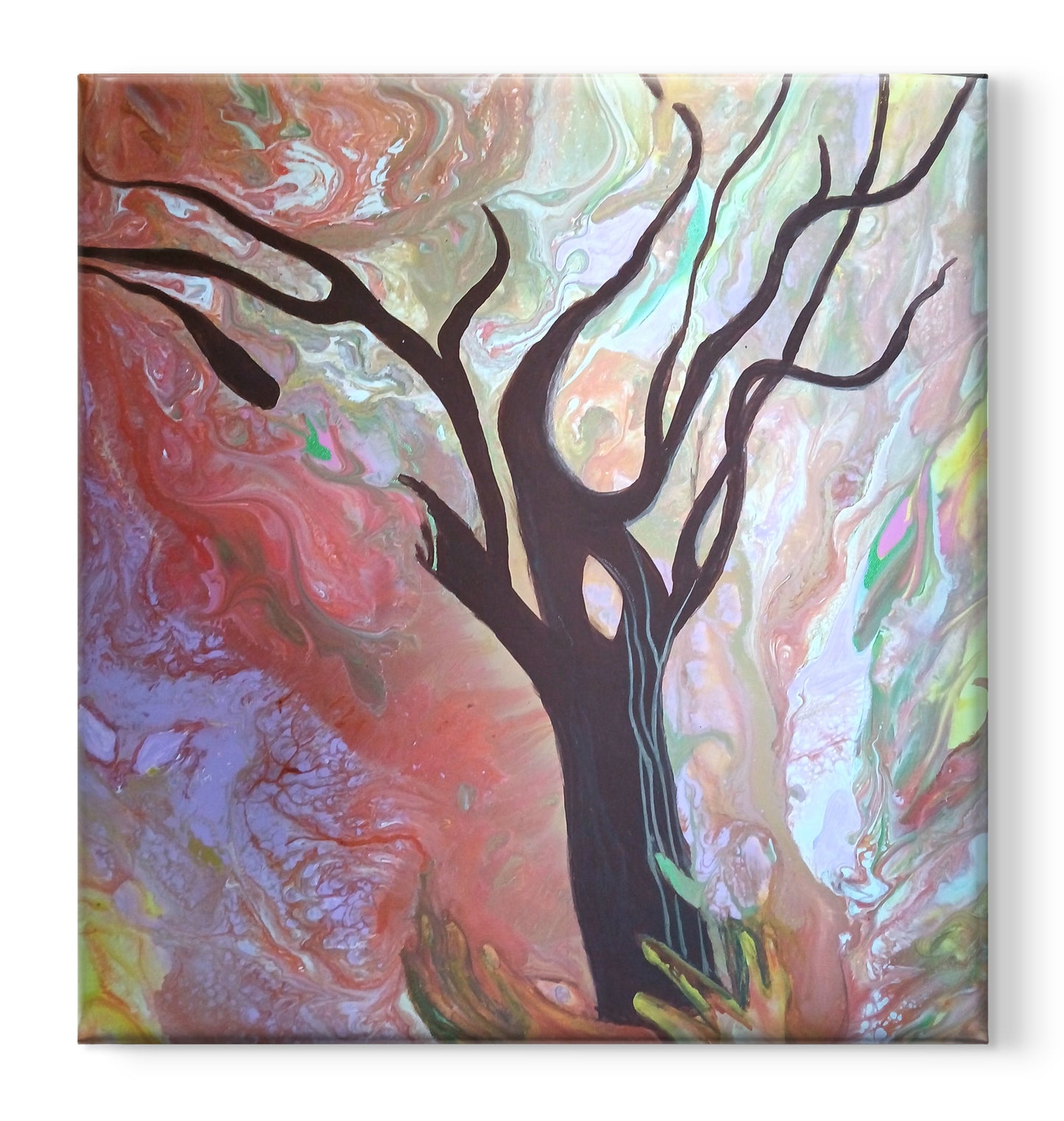 Whispers of Renewal/Tree of life Art Print by Artist karenjkane