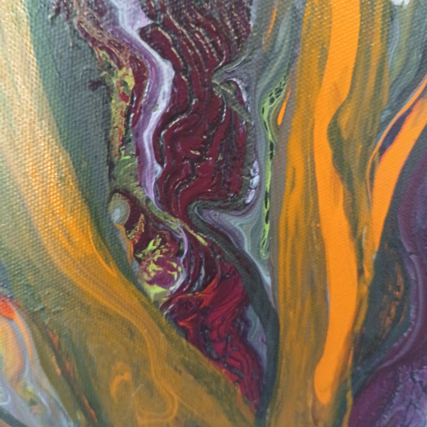 Abstract Trees of Life | Original Acrylic Painting on Canvas