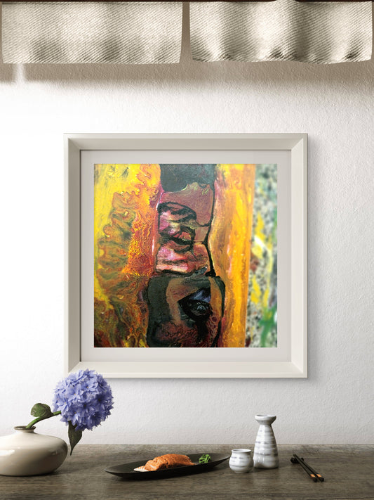ABSTRACT ART🎨,An Original painting ,I called this Emergence. Artist karenjkane.