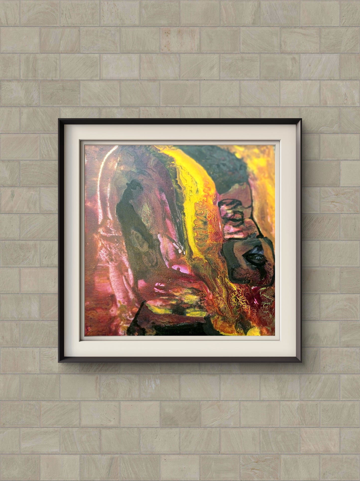 ABSTRACT ART🎨,An Original painting ,I called this Emergence. Artist karenjkane.