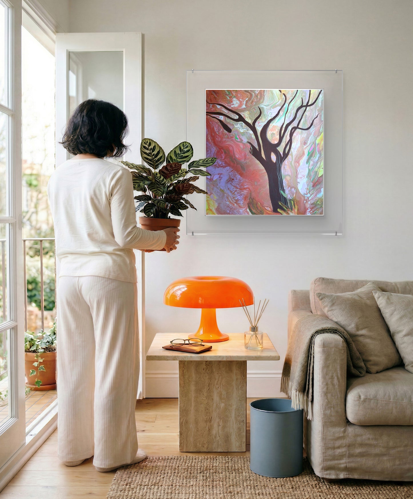 Whispers of Renewal/Tree of life Art Print by Artist karenjkane
