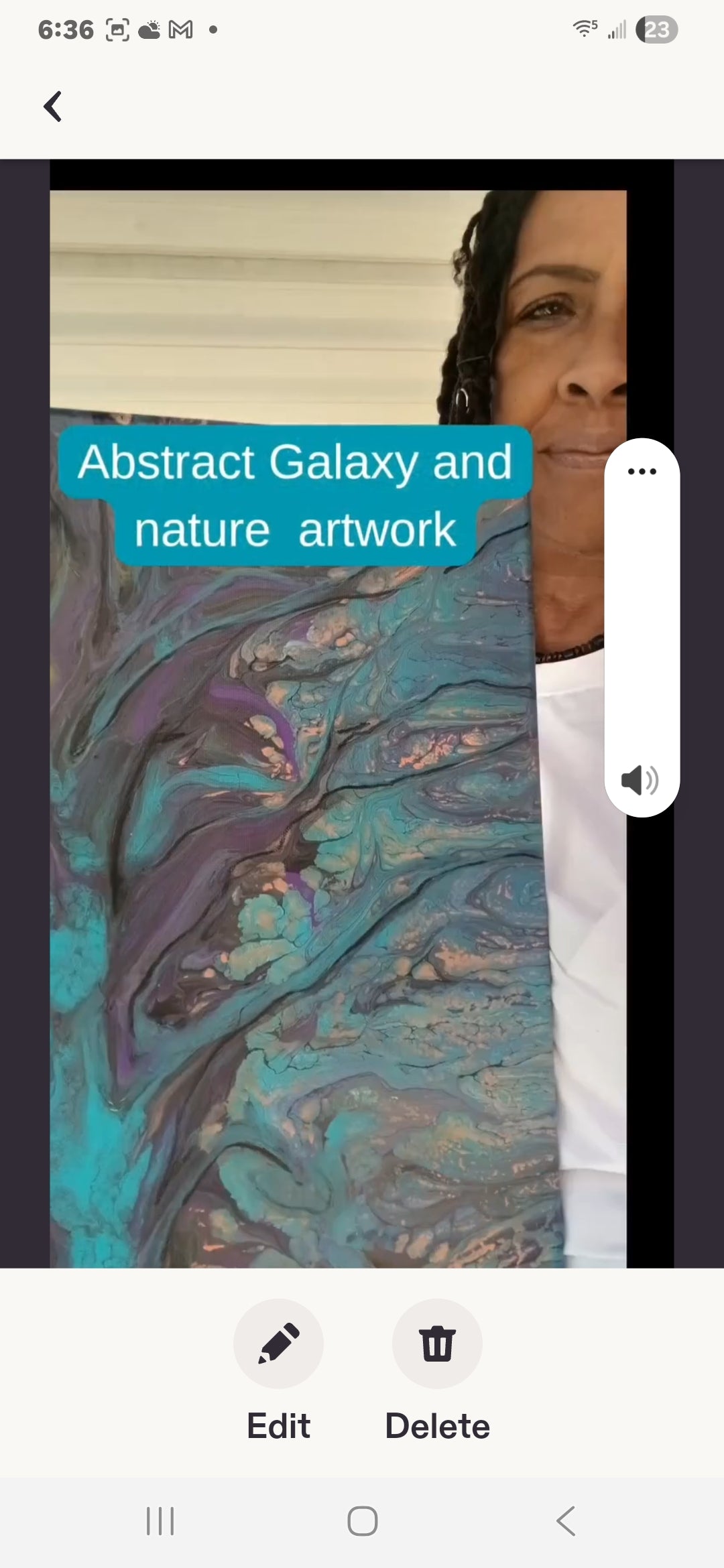 Mystical Tree of Life — Original Abstract Acrylic Painting