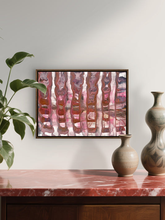 Original Abstract Canvas Art/Acrylic Painting/One of a Kind/ Abstract Artist karenjkane.