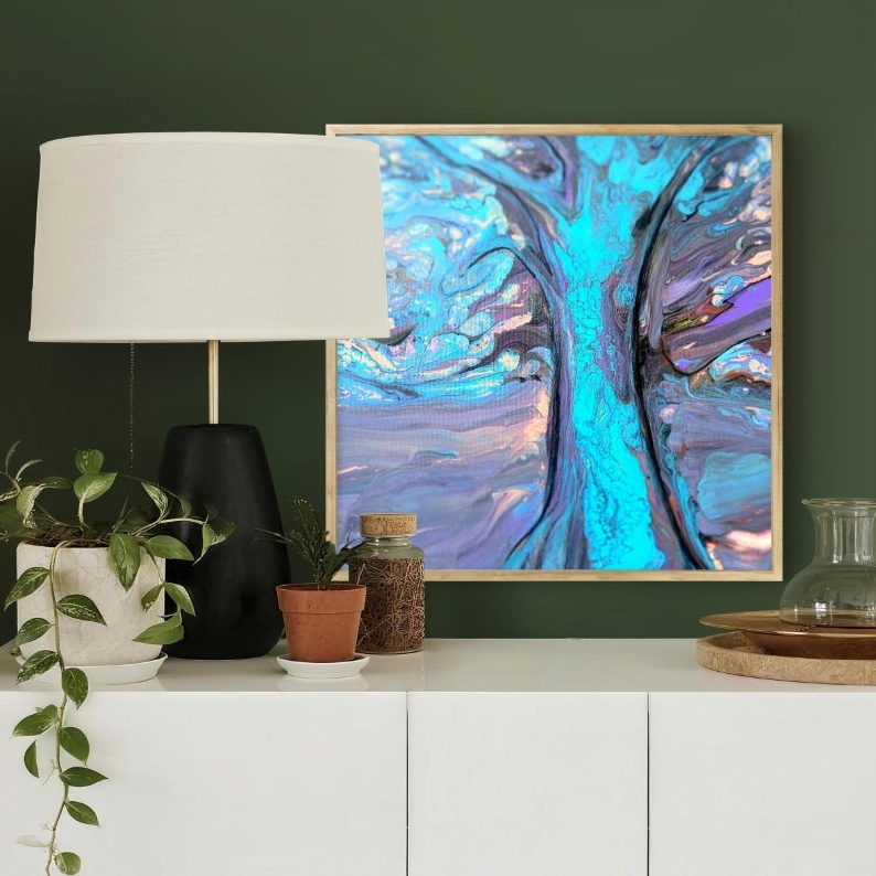 Mystical Tree of Life — Original Abstract Acrylic Painting
