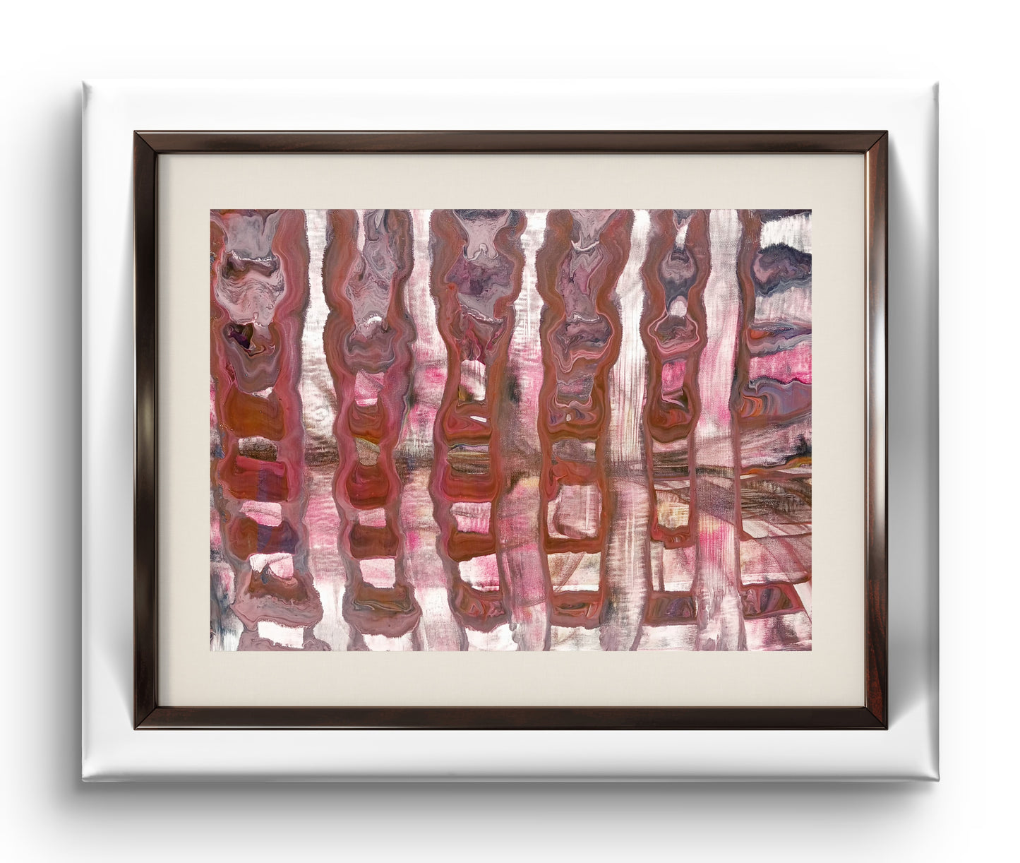 Blocks of Freedom/ Abstract Art Print /Intuitively made by artist karenjkane, available in Prints.