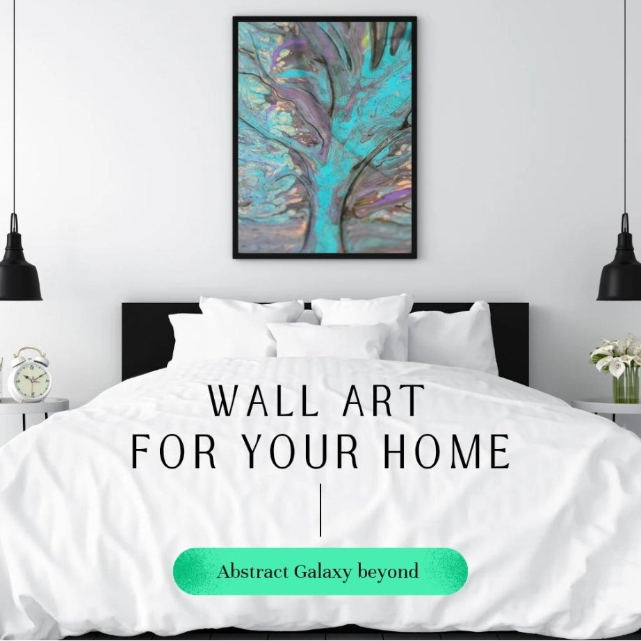 Mystical Tree of Life — Original Abstract Acrylic Painting