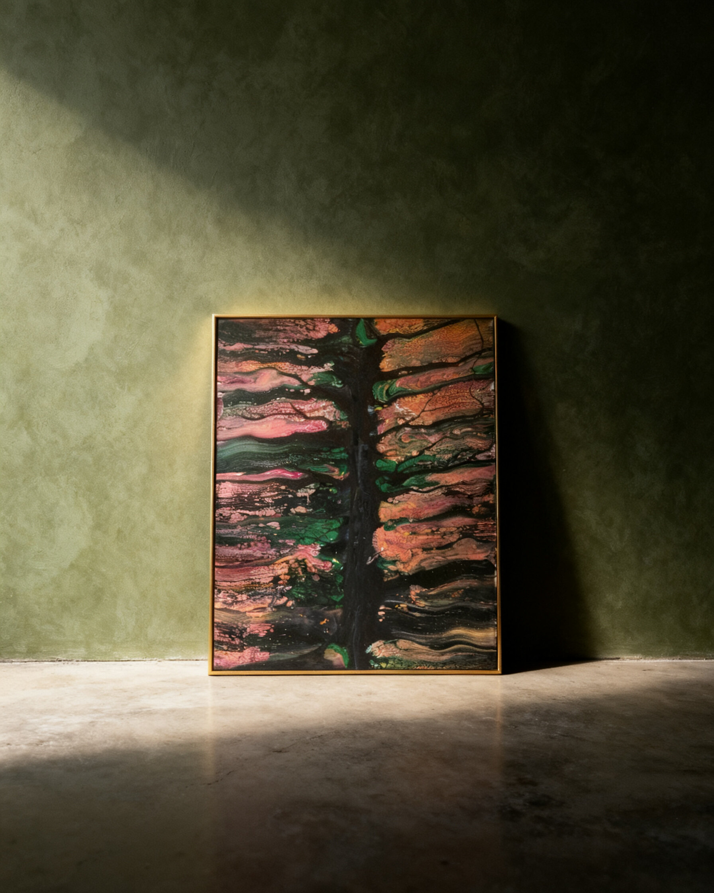 Abstract Tree of Life/ Hidden Tree/Original Painting on Canvas/ only one available, by artist karenJkane